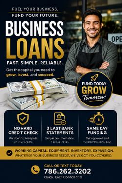 BUSINESS LOANS - NO CREDIT