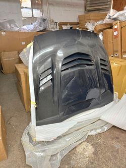 Nissan 370z Hood Racing APEX Style Black Carbon Fiber 2009-2018