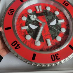 Invicta Deadpool Wall Clock