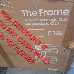 SAMSUNG 50"INCH QLED 4K THE FRAME TV LS03F 