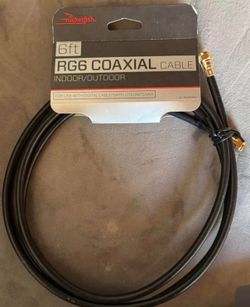 Rocketfish 6ft RG6 Coaxial Cable – New in Package