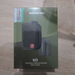 Monster Wearable Portable Bluetooth Clip-on Speakers