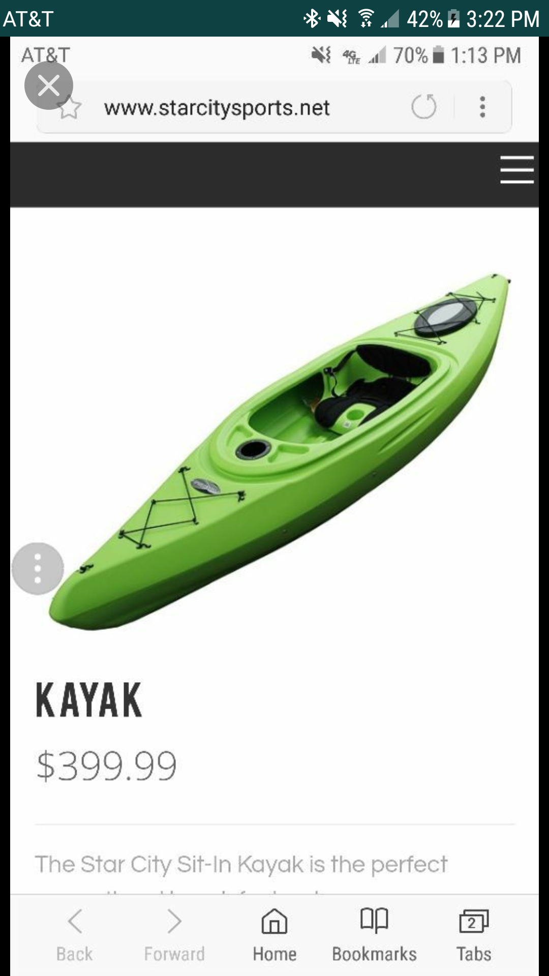 10ft kayak no paddle