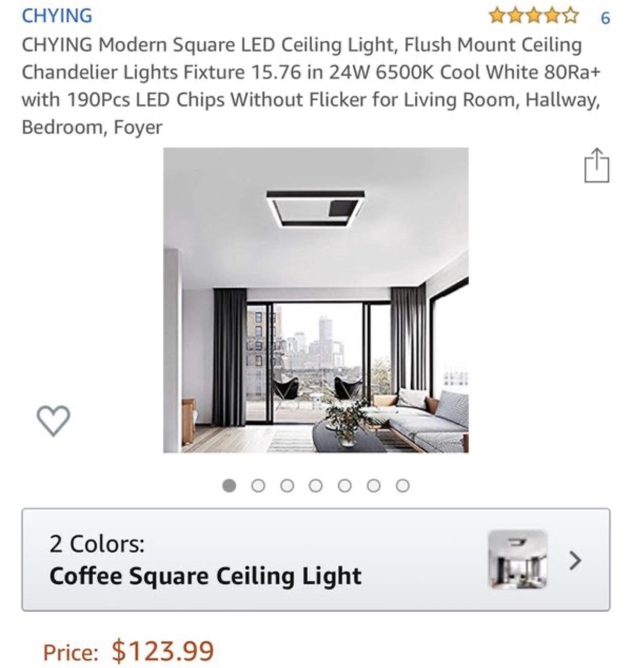 Chying Modern Square Light