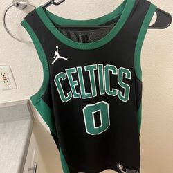 Jayson Tatum Black Authentic Player Jersey Statement Edition