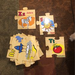Alphabet Wood Floor Puzzle