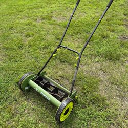 Sun Joe Manual Lawn Mower W/catcher