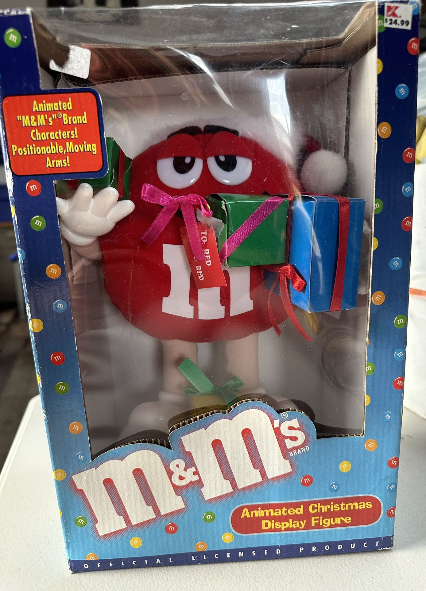 Collectible Animated M&M’s Christmas Display Figure