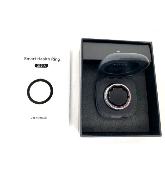 JC Smart Ring Size 8, Heart Rate, Fitness, Sleep Tracker Ring,  Color Titanium