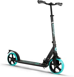 LaScoota Kick Scooter for Kids Teens & Adults 8in Wheels Adjustable Handlebar Foldable Lightweight 220lbs Max Load
