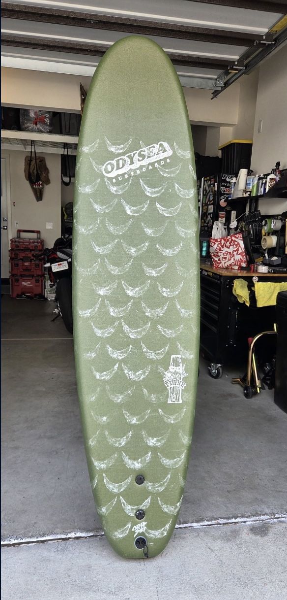 Odysea The Log Surfboard- Basically NEW- 72 Liters