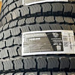 35/1250/17 New Mud Tires