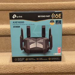 TP-Link Router AXE-16000 Quad-Band WiFi 6E (ARCHER AXE300)
