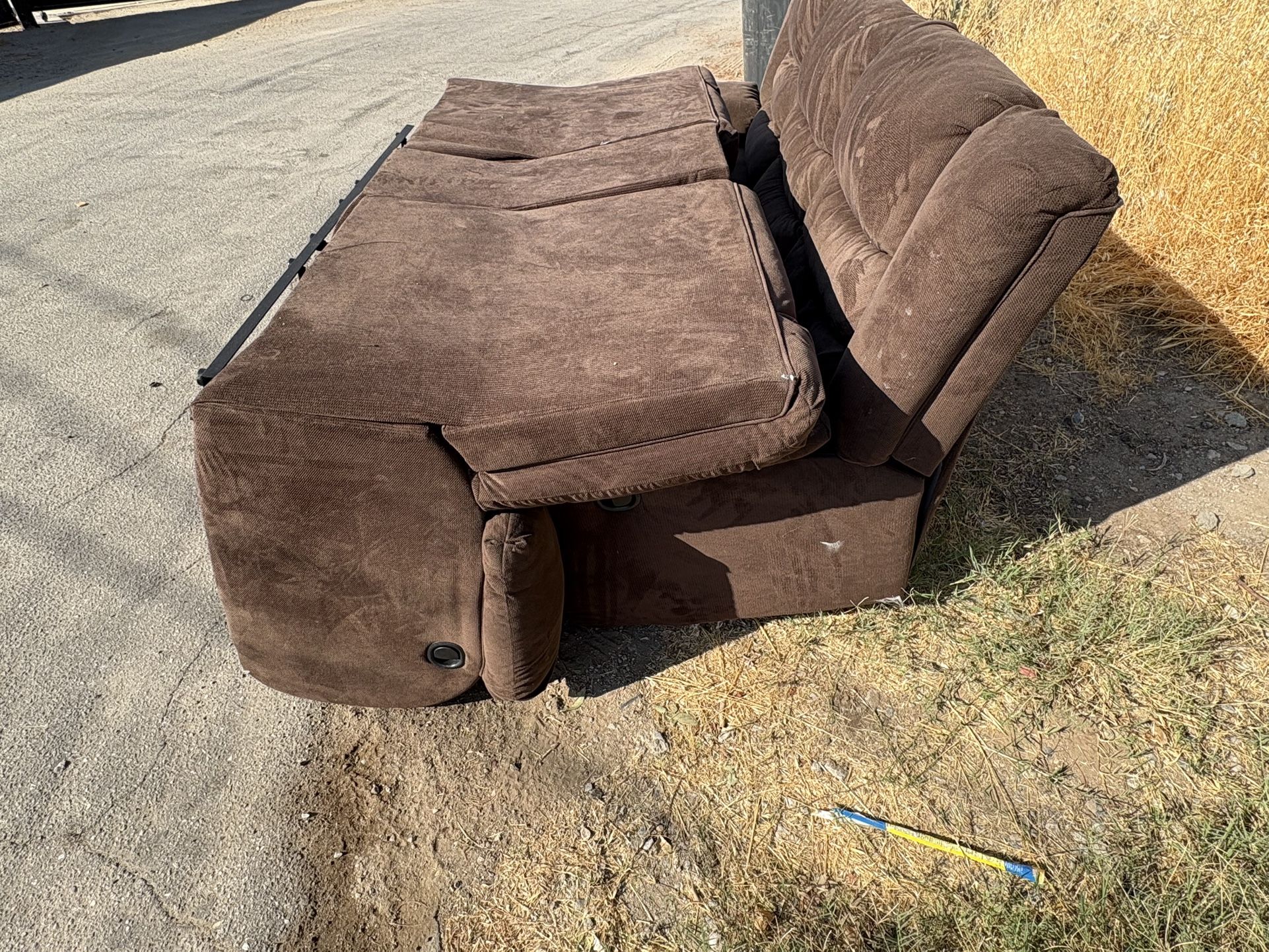 Two Sectional Sofas Both Recline