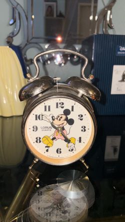 2 Vintage Disney alarm clocks