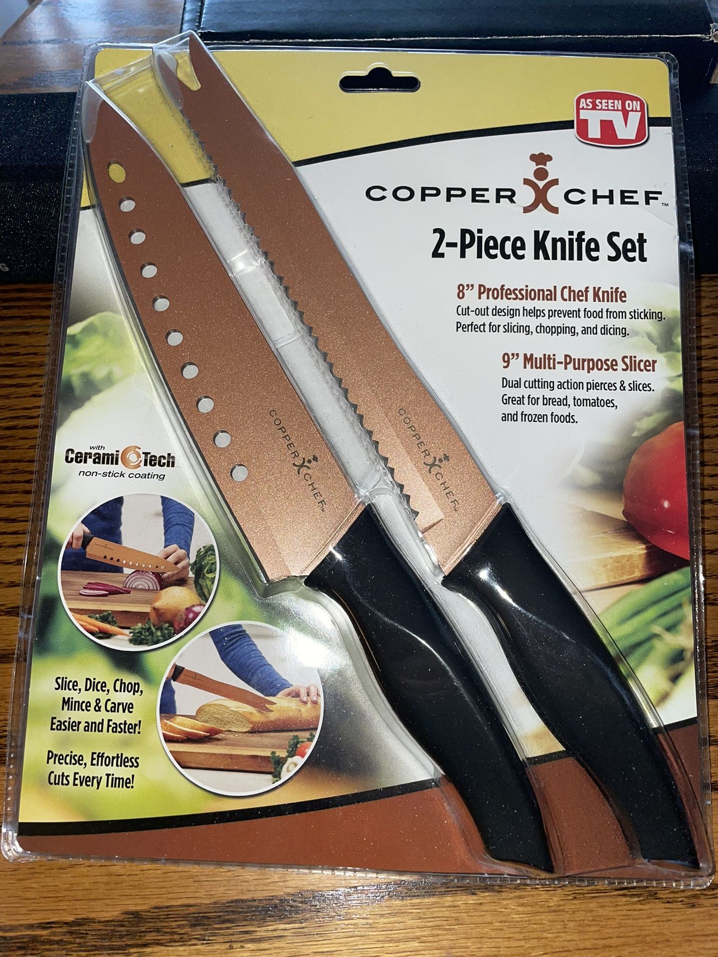 Copper Chef knife set