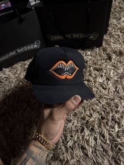 Chrome Hearts Matty Boy Leather Chomper Trucker Hat