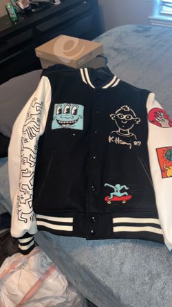 Brand new Keith Haring x Sp varsity jacket