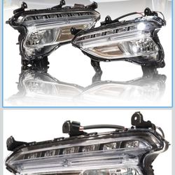 LED Fog Lights Front Fog Lamps w/DRL Fits for 2017-2018 Hyundai Santa Fe Sport # Replace Number HY,HY (Driver & Passenger Side