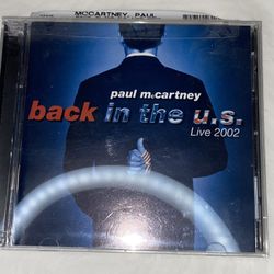 Back in the U.S. by Paul McCartney (CD, Nov-2002, 2 Discs