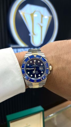 Rolex Submariner Two Tone Oyster Bracelet Bluesy 2026 Full Set Full Links 126613LB Watch
