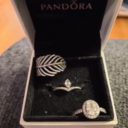 Pandora Rings Bracelets  & Charms