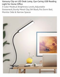 Clip-On LED Desk Lamp (4 available )