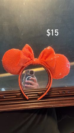 Orange disney ears