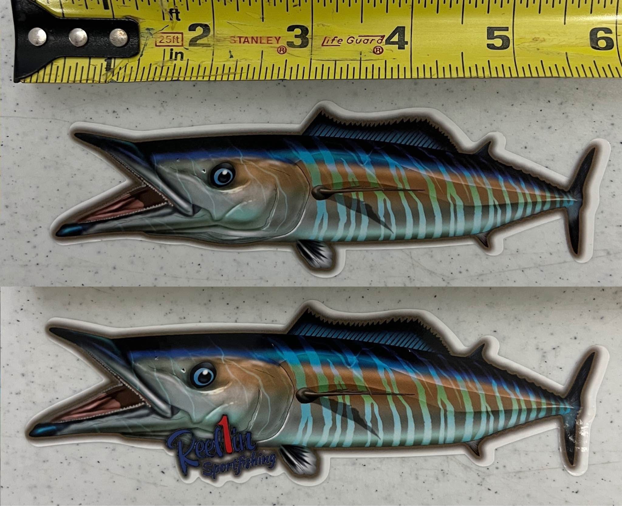 Boat Vehicle Tackle Box Offshore Fishing Fish Decals Stickers