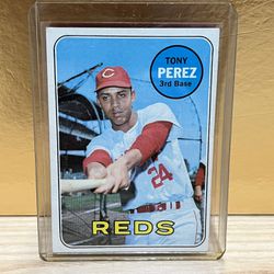 HOF Tony Perez 1969 Topps Baseball Card 🔥🔥 Sharp Card!!