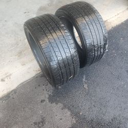 A Pair Of Run-Flat 19" Tires