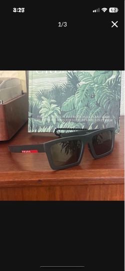 Prada Linea Rossa Square Sunglasses