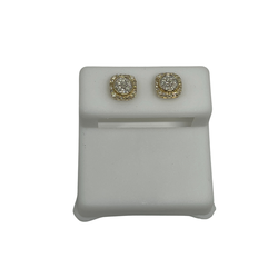 10k 0.25ct Diamond Stud Screw Back Earing SE008