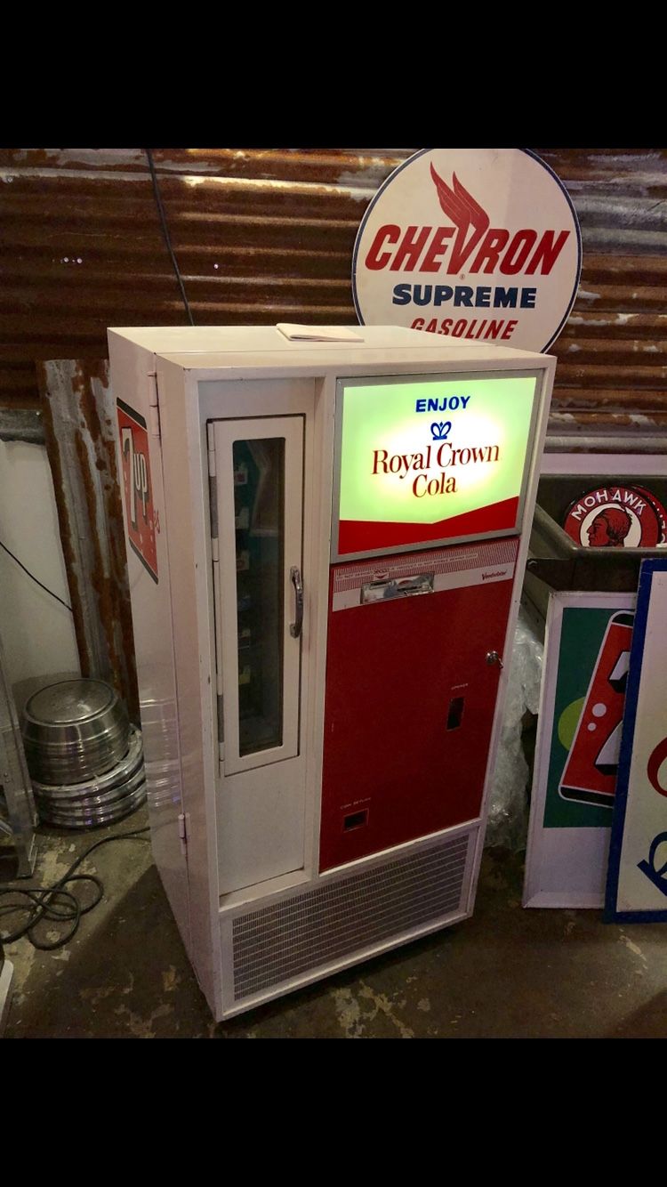 Royal Crown Cola machine MINTY!! Coke Pepsi