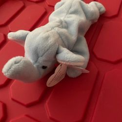 Peanut The Elephant TY Beanie Baby #4062 MINT Tag Errors 1995 Retired