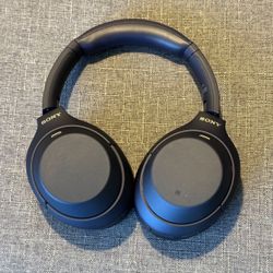 Sony WH-1000XM4 Wireless Premium Noise Canceling Overhead Headphones with Mic for Phone-Call and Alexa Voice Control, Midnight Blue WH1000XM4