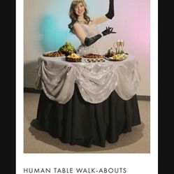 Strolling Party Appetizer Table  