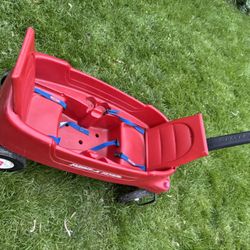 Red Radio Flyer Wagon