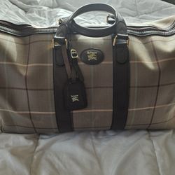 BURBERRY NOVA CHECK DUFFLE BAG