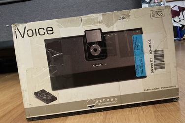 Ivoice Ipod Speaker Dock! 