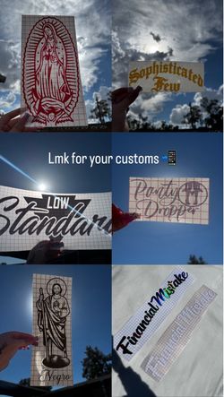 Custom car stickers
