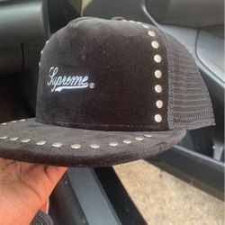 Supreme Stud Velour  Trucker 