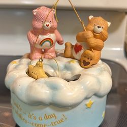 1984 Vintage Carebear Music Box Sings Wish Upon A Star