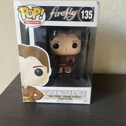 VAULTED Captain Malcolm Reynolds Firefly Funko Pop #135 Television TV Fillion