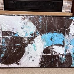 Abstract Canvas Wall Art (20x40)