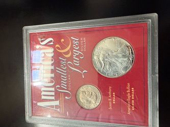 America's Smallest & Largest Silver Dollar Set