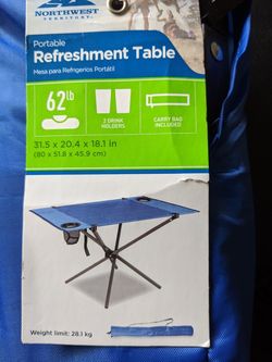 Portable Refreshment Table
