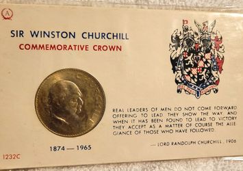 Sir Winston Churchill Commemorative Crown Coin