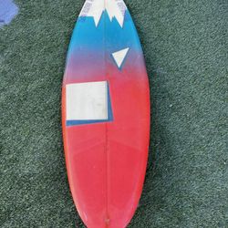 5’9 Surfboard Vintage Santa Cruz Quad 