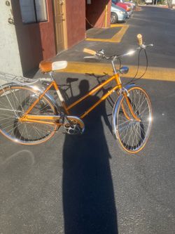Schwinn copper tone bike 3 speed bike